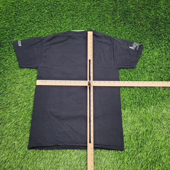 Vintage DARE Anti-Drug Shirt Small 17x25 Black USA-Flag - Picture 3 of 13